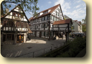 Tübingen on the Neckar: Half-timbered buildings, 'House of the Nuns'