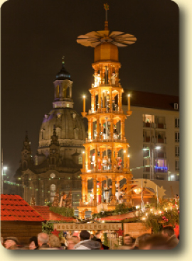 Dresden Christmas Market Pyramid