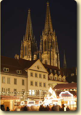 Regensburg Cathedral and Christmas Market
