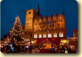 Stralsund and Gothic Town Hall